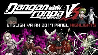 Danganronpa V3 English VA AX 2017 PANEL Hightlights (Monokuma's Blind Dating Game)