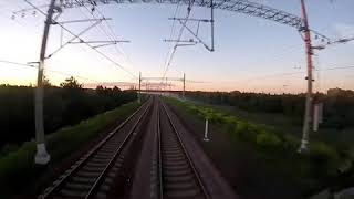 Из кабины машиниста Санкт-Петербург - Москва