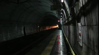 筒石駅　列車接近警報音