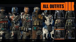 Call of Duty: Black Ops 3 - All Specialist Outfits/Bio/Gears (Mulitplayer Showcase) "Default"