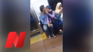 Terjadi Lagi! Sepasang Remaja Mesum Di Kereta Tertangkap Kamera