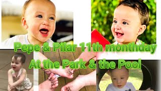 Pepe En Pilar Enjoying at the Manila Park.They are Now 11month days old.