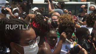 Brazil: Hundreds demand justice for Moise Kabagambe in Rio de Janeiro