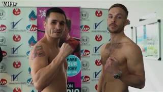Weigh-in Matty Fagan v Lee Hallett