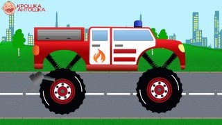 ПОЖАРНАЯ МАШИНА.  Развивающее видео Конструктор про Пожарный Монстр Трак