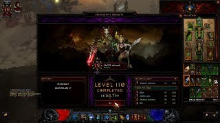 Diablo 3 patch 2.6.4 non-seasonal GR110 solo no augments jade witch doctor