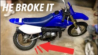 The FREE Pit Bike is DESTROYED