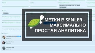 Senler быстро - Метки - Что такое, зачем и как использовать - Аналитика подписок