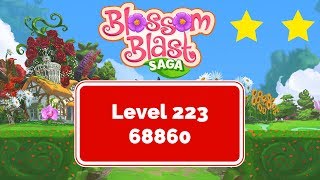 Blossom Blast Saga Level 223 68860 points No Boosters