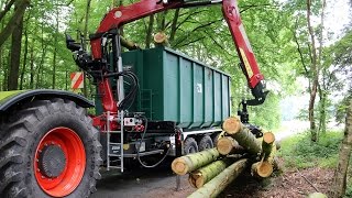 Buddy Change II - Krampe THL 25 L mit Kranaufbau im Einsatz