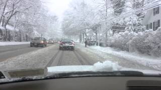Roslyn Village Audi A4 Quattro Pirelli P Zero Allseason NY Snow Storm BMW Benz Ice AWD