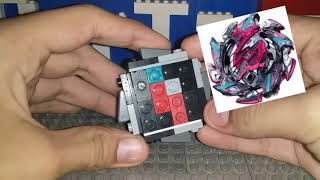 como hacer a Hell Salamander de bleyblade burts Lego
