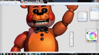 Фнаф компьютерная графика стараемся создать (withered toy freddy)