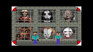 2 NOOB ENCERRARON A LOS CREEPYPASTA EN LA PRISIÓN!? MINECRAFT TROLL