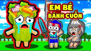 PHONG CẬN ĐỘC ÁC ĂN THỊT BÉ BÁNH CUỐN KHỔNG LỒ TRONG MINI WORLD | SAMMY NHẬN NUÔI PET ĐỒ ĂN BIẾT ĐI