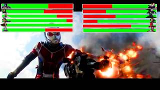 Captain America: Civil War - Airport Battle Scene Part 3 with healthbars