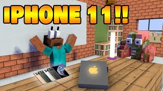 Monster School: FREE GIFT + UNBOXING THE NEW iPhone 11 FROM APPLE - Minecraft Animation