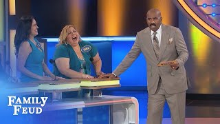 You got a cold sore? Let me kiss your ASS! | Family Feud