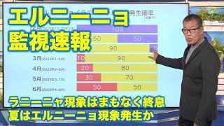 【エルニーニョ監視速報】ラニーニャ現象はまもなく終息　夏はエルニーニョ現象発生か