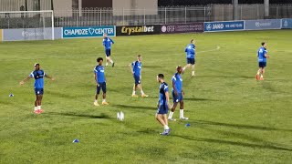Тренировка ФК "Динамо" (Москва) в столице Грузии