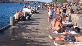 The Harbor in Copenhagen, Denmark. So clean you can swim in it!