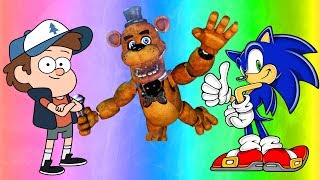 ДИППЕР И СОНИК ПРЯЧУТСЯ ОТ АНИМАТРОНИКОВ || Garry's Mod FNAF