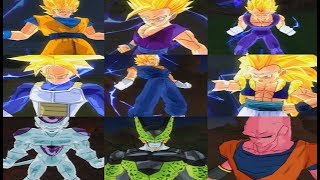 Dragon Ball Z Budokai Tenkaichi 3 Transformations