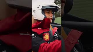 Charles and Carlos took the #Ferrari296GTS for a spin. #AssettoFiorano #ScuderiaFerrari #Ferrari