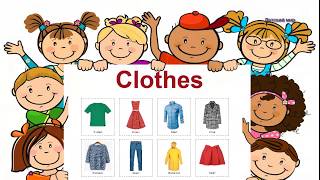 Английский детям. Одежда на английском языке. Clothes. Learn clothes.