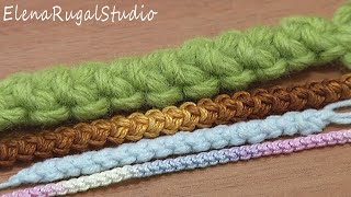 Romanian Point Lace Basic Cord Crochet Tutorial 47 Romanian Macrame Cord