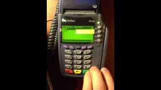 оплата банковскими картами в POS-терминале Verifone 510