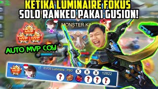 SOLO RANKED GUSION GAMEPLAY BY LUMINAIRE