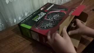 Распаковка видеокарты MSI GeForce GTX 1060 Gaming X G6