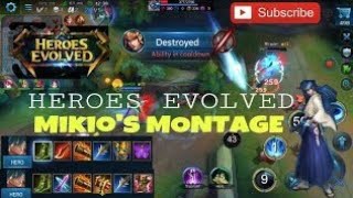 Heroes Evolved MIKIO BUILD Hero super beken full damage
