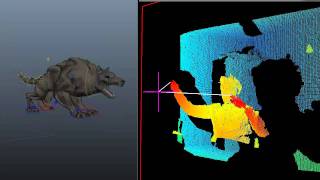 Kinect Digital puppeteering with openkinect