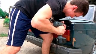 Установка спойлера ducktail на Ваз 2107