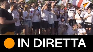 Euro 2020, a Roma i tifosi inglesi si preparano per la partita con Ucraina