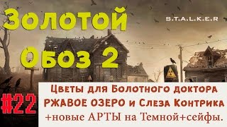 S.T.A.L.K.E.R - Золотой Обоз 2 ✪ Цветы для Болотного Доктора|Ржавое озеро+Слеза контролера ✪22 серия