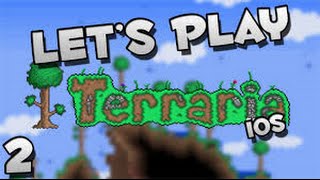 Terraria ios ep.2 Ice caves/Mother slime!