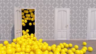 Learning Colors with 3D Balls and doors