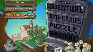 [PVZ] Plants vs. Zombies Level 4-9 - game play -