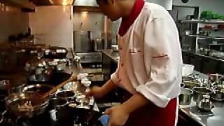Fried rice by a professional chinese wok chef