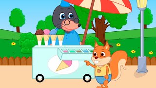 Famille d'Écureuil - Marchand de glace Animé 2023 en Français