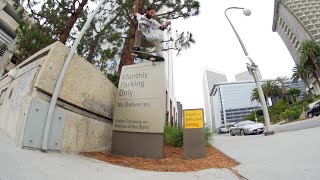 Hammer Time! - Nose grind Sign with Security!