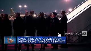 Presiden AS Joe Biden Bolak-Balik Kesandung Tangga