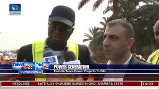 Fashola Tours Power Projects In Edo