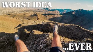I flew off a mountain without training