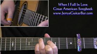 When I Fall In Love Intro Guitar Lesson