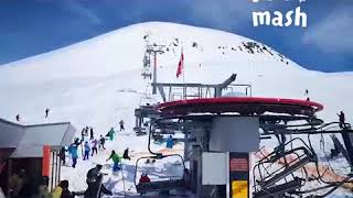 Сломался подьемник в Гадаури. Жесткое видео