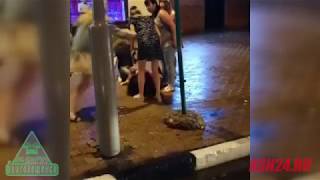Массовая драка девушек возле благовещенского бара